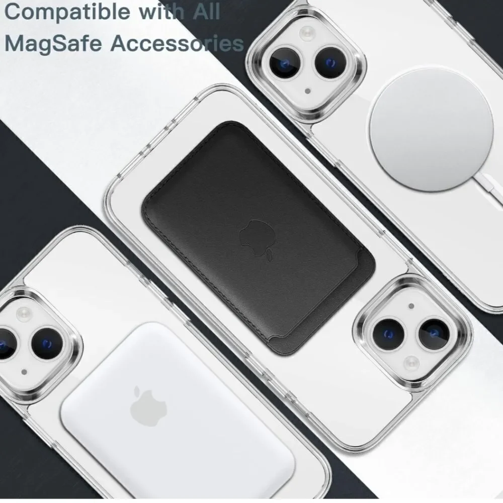 Iphone 14 6.1-inch Clear Case Compatible With Magsafe Wireless Charging